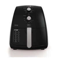 Fritadeira Sem Óleo Midea 4l (110v) - Preta - R$174