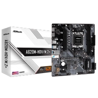 Placa Mãe ASRock A620M-HDV/M.2+, Chipset A620, AMD AM5, M-ATX, DDR5, 90-MXBLK0-A0UAYZ