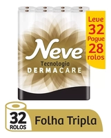 [Do Brasil] Papel Higiênico Neve Supreme Leve 32 Rolos 