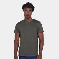 【Tam.: P M e G】Camiseta Colcci Casual Masculina - Verde claro