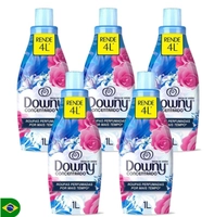 Kit 5 Amaciantes Downy Concentrado Brisa de Verão 1L cada