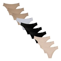 Kit 10 Calcinhas Biquíni Microfibra Delrio