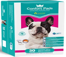 TAPETE HIGIÊNICO CONFORT PADS (60 x 55) 30 UNIDADES, Branco