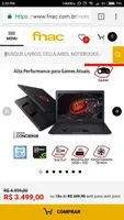 Samsung Odyssey i5 7300hq NP800G5M-XG1BR por R$ 3499