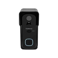 Campainha Inteligente Para Vídeo Porteiro Wi-Fi Allo w5 Preto Intelbras