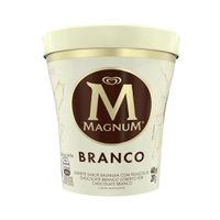 Sorvete Kibon Magnum Pote Branco 440ml