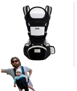 Canguru Para Bebe Confort Seguro C/ Apoio E Bolsa Ergonômico Portátil - Seven