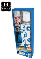Kit Banheiro Hot Wheels Kids Azul Pop Prat-K  R$ 24,99