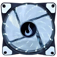 Cooler FAN Rise Mode Wind W1, 120mm, LED Branco - RM-WN-01-BW