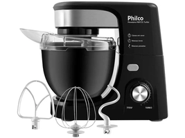 Batedeira Planetária Philco Preta 775W 12 Velocidades 4 Litros Turbo PBP775P - 110V