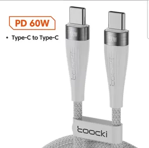 [MOEDAS 2,18] Cabo USB-C Toocki 60w White