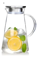 Jarra Twinkle 1,5L Vidro com Tampa Inox