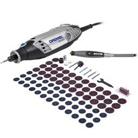Microrretífica Dremel 3000 c/ Eixo Flexível e 82 Acessórios