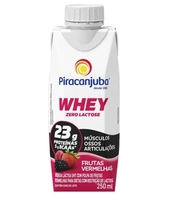 [LEVE 3 PAGUE 2 APP] Whey 0 Lactose Piracanjuba 250ml F. Vermelhas