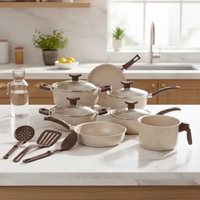 Jogo de Panelas Antiaderente 10 Peças Bianco