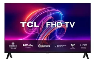 (CC santander R$1086) Smart Tv 40 S5400a Led Fhd Android Tv Tcl
