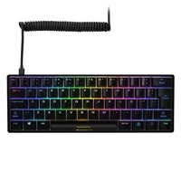 Teclado Gamer Sharkoon Skiller SGK50 S4, RGB, Switch Red, Layout 60 %, ABNT2, Preto - SGK50 S4 bk