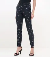 Calça Skinny Floral com Cinto R$60