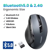 [App/ R$3,30 Moedas] UGREEN Mouse sem fio Bluetooth 5.0 mouse ergonomic 4000dpi 6 botões mudo 