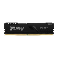 Memória RAM Kingston Fury Beast, 16GB, 3200MHz, DDR4, CL16, Preto - KF432C16BB1/16