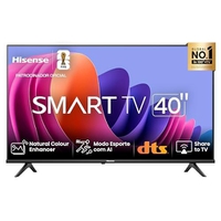 Smart TV 40" FHD Hisense com Alexa e Modo Game/Sports