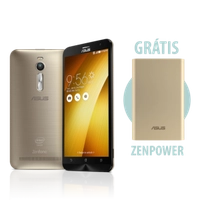 [ASUS] Zenfone 2 4GB/32GB Dourado+ ZenPower Dourado por R$ 1399