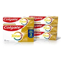 [REC][+POR-R$15,92] Colgate Creme Dental Total 12 Anti Tártaro 3 Unid 90G
