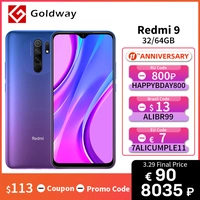 Smartphone Xiaomi Redmi 9 Global 3GB + 32GB NFC | R$617