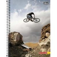 Caderno 10 Matérias Capa Dura 2017 Mais+ Masculino 200 Folhas Pct.C/04 Tilibra