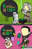 6 camisetas nerds/geeks por R$139