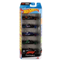 Hot Wheels Fórmula 1 - Pacote com 5 Carrinhos