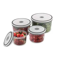 [Leve4Pague3+APP] Kit 4 Potes de Plástico Hermético, Electrolux