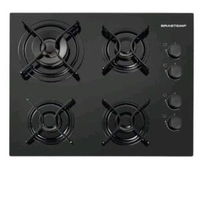 [R$400 de volta] Cooktop 4 bocas Brastemp | R$ 749