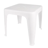 Mesa Plastica de Apoio Branco Mor - Branco