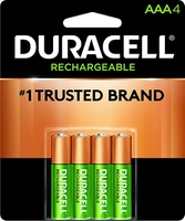[APP] Pilha Recarregável AAA Palito DURACELL Com 4 Unidades