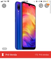 [PRÉ-VENDA] Xiaomi Redmi Note 7 48MP Dual Rear Camera 6.3 inch 6GB RAM 64GB ROM Snapdragon 660 - R$ 940