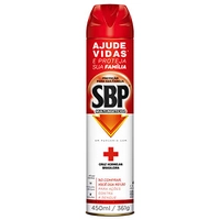 Multi Inseticida SBP Edição Cruz Vermelha 450ml Aerossol, SBP, Laranja/Vermelho/Branco