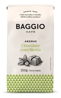 Café Torrado e Moído Chocolate com Menta Baggio Pacote 250g