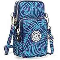 [Leve 8/ Cada R$ 4] Bolsa transversal pequena azul com alça ajustável