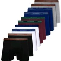 Kit 10 Cuecas Lupo Original Boxer Algodão