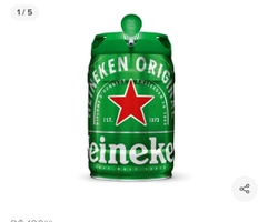 (2 UNID) BARRIL HEINEKEN 5L | R$122