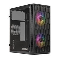 Gabinete Gamer Acrílico c/ 2 Fans RGB