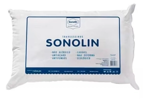 Travesseiro Sonolin Prime em Fibra Siliconada 50x70cm - Branco