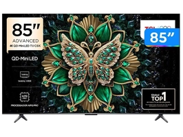 Smart TV 85" TCL UHD 4K MINILED 85C6K 120Hz Google TV AiPQ 