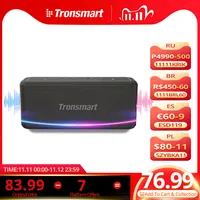 (11.11) Caixa de som bluetooth Tronsmart Mega Pro com 60w, nfc e ipx5