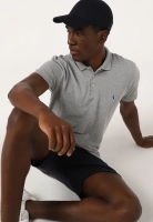 Camisa Polo Reserva Reta Patch Cinza