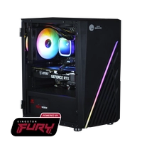 PC Gamer Terabyte Fury Intel Core i3 12100F / NVIDIA GeForce RTX 3050 / 16GB (2x8GB) DDR4 / SSD 500G