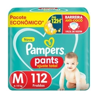 [REC] Fralda Pampers Pants M com 112 Unidades