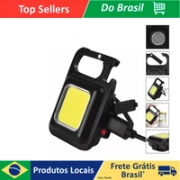 [Moedas] Mini Lanterna LED 4 Modos com Abridor Portátil