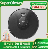 Robô Aspirador ABIR X8, Mapeamento a Laser, 6500Pa
